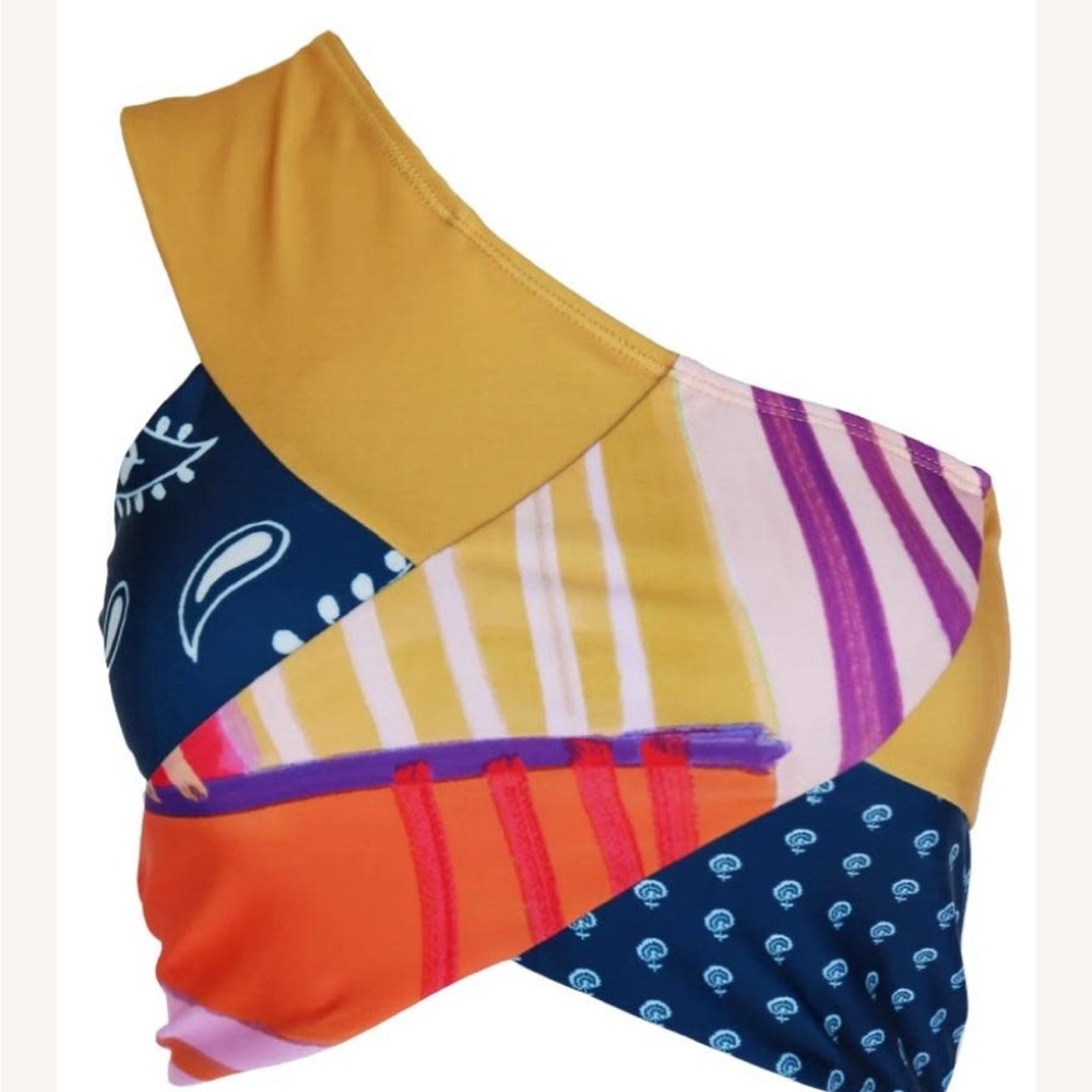 Nani Patchwork Santiago Crop Swimsuit